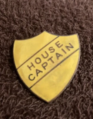  Collectible House Captain Vintage Enamel Badge  - Image 1 of 2