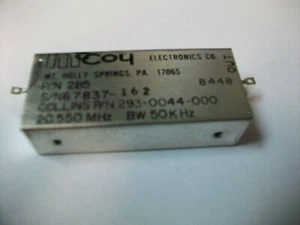 FILTRO DE CRISTAL McCoy 2b5 collins p/n 293-0044-000 - Imagen 1 de 3