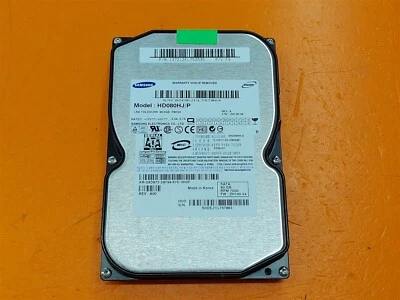 ⭐️⭐️⭐️⭐️⭐️ HDD Hard Drive SATA Desktop 3.5" Samsung HD080HJ/P 80GB - Image 1 of 2