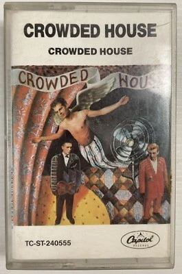 Crowded House Debut Music Cassette Tape TC-ST-240555 Capitol 1986 Original - Image 1 of 4