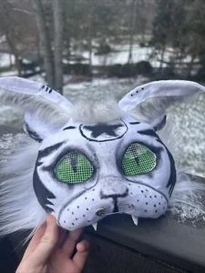 Black & White therian cat mask! - Picture 1 of 8