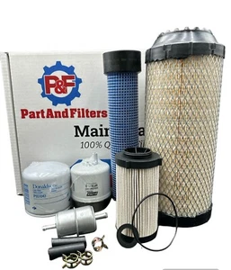 P&F Filter Kit For CAT 304E2 CR, 305E2, 305.5E2 CR Mini Excavator - Picture 1 of 2