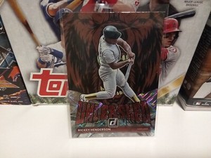 2022 Donruss Baseball RICKEY HENDERSON Unleashed Diamond Parallel Oakland UL-17