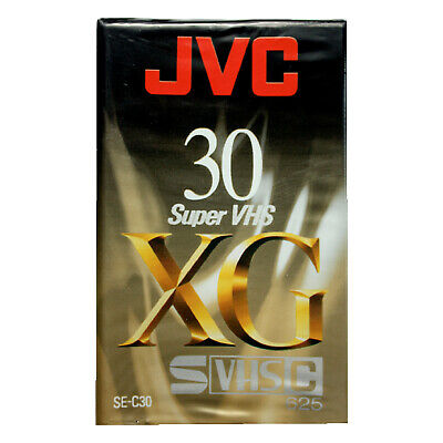 JVC XG 30 Minute Super VHS-C SVHS-C Compact Camcorder Video Tape Cassette SE-C30 • 6.99£