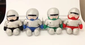 Juego de 4 felpas de deformación sentada RoboCop 3 negro azul verde rojo Veineto Robo Cop - Imagen 1 de 20