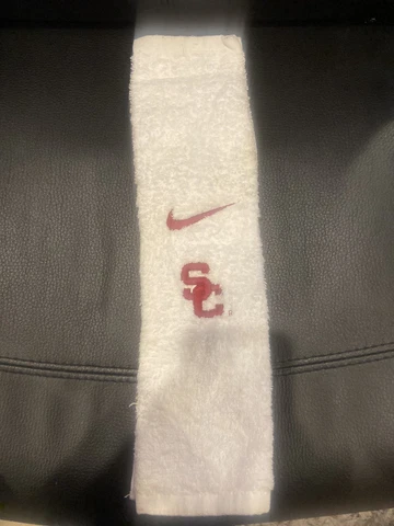 usc trojans game used team issued QB towel nike football Cover