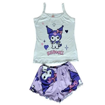 Novo Pijama Curto Kuromi Adultos Tamanho M - Imagem 1 de 3
