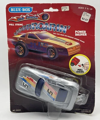 Blue-Box Road Burners Power Dasher Porsche pull String Rare 35002 VTG BNIP - Image 1 of 4