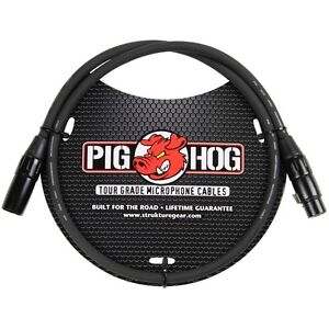 Strukture Pig Hog PHM3 8mm Tour Grade Microphone XLR Cable 3ft