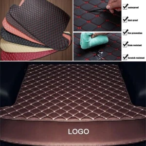 Fit For Tesla All Models 2012-2025 Car Trunk Mats Cargo Carpets Boot Liner Pads - Picture 1 of 15