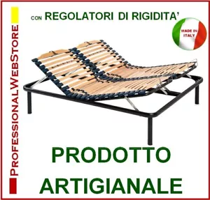 LETTI MATRIMONIALI RETE LETTO RECLINABILE ALZA TESTA PIEDI 160 X 190 195 200 205 - Foto 1 di 1
