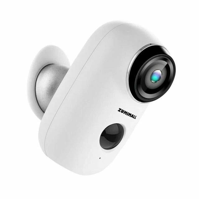 ZUMIMALL ZM-A3 Wireless Rechargeable Battery Security Camera - White - Image 1 of 1
