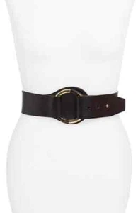 MICHAEL Michael Kors 273161 Women's Equestrian Stretch Back Belt, Size S/M Black - Picture 1 of 1