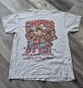 Vintage Kansas City Chiefs Xplosion L T-Shirt 1995 Single Stitch Derrick Thomas - Picture 1 of 6
