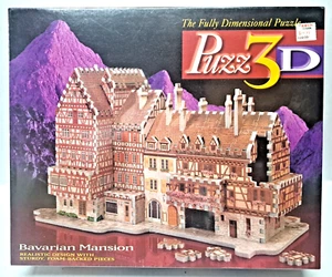 Puzz-3D Bavarian Mansion 418 piece 3D puzzle Sealed 17 x 10 x 10 inches - Picture 1 of 4