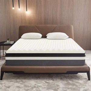 2-inch Breathable Convoluted Egg Shell Design Mattress Topper, Orthopedic Sup... - Picture 1 of 6