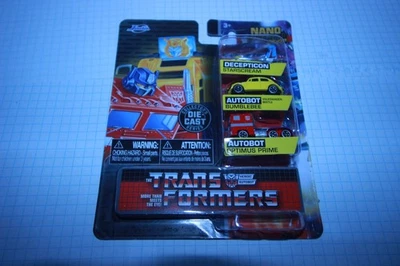 *FREE SHIP* TRANSFORMERS - Jada Hollywood Rides NANO Diecast Vehicles - Image 1 of 2