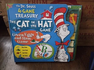 Dr. Seuss Schatzkatze mit 4 Spielen im Hut, grüne Eier & Schinken & mehr & die 4 Bks  - Bild 1 von 10