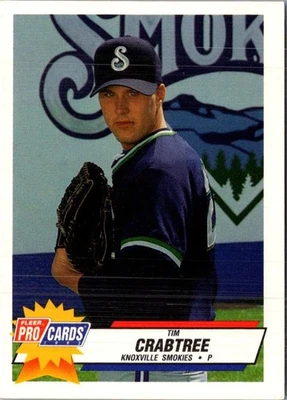 1992 Fleer Tim Crabtree #1243  Baseball Card - Image 1 of 2