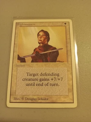 MTG Unlimited Righteousness HP - Image 1 of 2