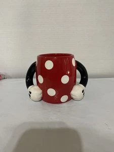 Walt Disney World Minnie Mouse Tasse Kaffeebecher rot gepunktet Hose Arme - Bild 1 von 7