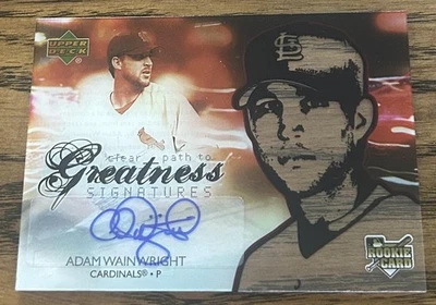 Upper Deck Future Stars #76 2006 Adam Wainwright Clear Path to Greatness automático radiocontrol Foto 1 de 2