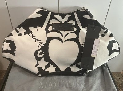 Bolso sin asas Alexander McQueen De Manta estampado unicornio nuevo con cubierta antipolvo y etiquetas Foto 1 de 4
