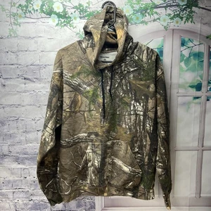 Realtree Camouflage Men's Medium Camo Hunting Sweatshirt Hoodie 38-40 RN#93846 - Picture 1 of 17