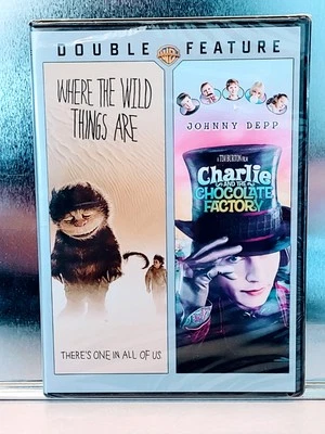 WHERE THE WILD THINGS ARE + CHARLIE AND THE CHOCOLATE FACTORY  DVD - (2012) - Image 1 of 2