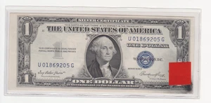 1935 E Minor Ink Smear $1 One Dollar Bill with BEP Rejection Tag - Picture 1 of 2