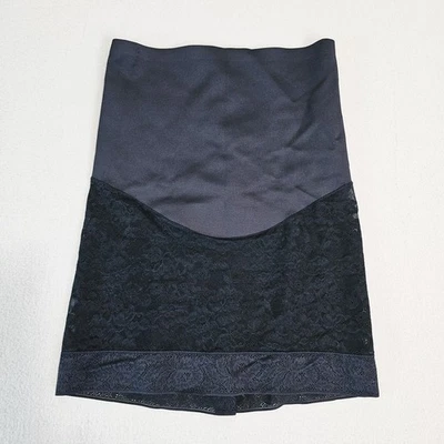 Shapewear Skirt Black With Lace NWT bras N Things Sz 12  - image 1 of 4