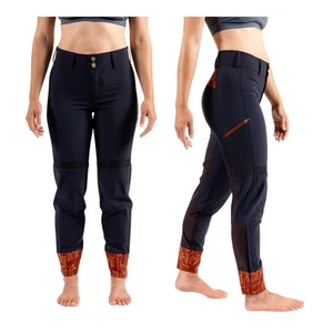 Wild Rye Freyah Bike Pants Womens Size 6 Black Alpacas Outdoor Activewear - Picture 1 of 13