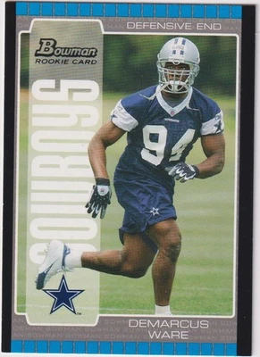 2005 Bowman NFL #129 DeMarcus Ware RC Cowboys Broncos HOF - Image 1 of 2