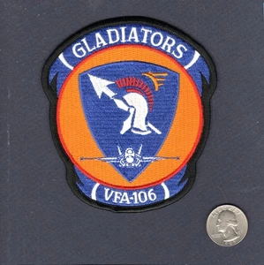 Parche VFA-106 GLADIATORS US NAVY F-18 HORNET 4 1/2" Strike Fighter Squadron - Imagen 1 de 1