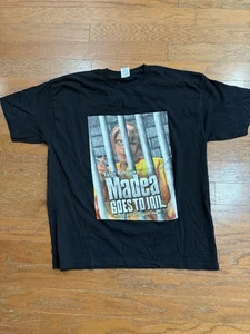 2009 Madea Goes To Jail Tyler Perry T-Shirt BLACK, XL - Picture 1 of 4