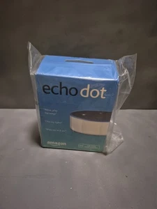 Amazon Echo Dot 2nd Generation Smart Bluetooth speaker with Alexa Voice - White - Picture 1 of 5