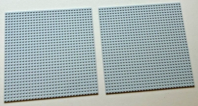 2 Placas Base Gris 32x32 Compatible con LEGO de 10" x 10" Foto 1 de 2