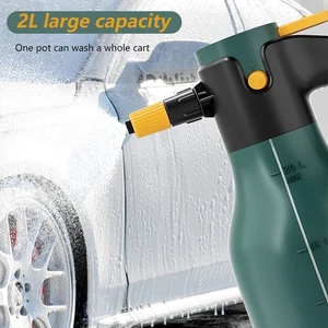 Spruzzatore Schiuma Auto Elettrico 2L, Spruzzatore Schiuma per Autolavaggio con USB Ricaricabile 6X - Foto 1 di 10