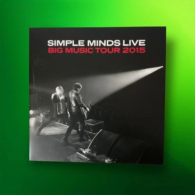 Simple Minds - Big Music Tour 2015 - 2xLP White Vinyl [MINT] DEMREC452 Live - Image 1 of 4