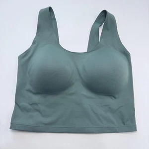 Pinker VS Relay Longline Sport BH Gr. L-DD gedeckt grün kabellos weich glatt - Bild 1 von 5