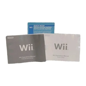 Nintendo Wii Operations Manual Channels & Settings and Manual System Setup - Picture 1 of 1