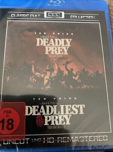 Deadly Prey 1 & 2 (Blu Ray Region Free) Classic Cult Collection NEW - Picture 1 of 2