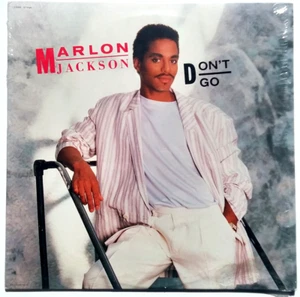 MARLON JACKSON - Don't Go - Vinyl LP 1987 Capitol V-15323 Shrink Funk Soul - Picture 1 of 6