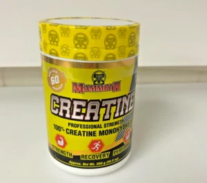 Mammoth 100% Creatine Monohydrate 300gr Strength, Recovery and Performance - Picture 1 of 5