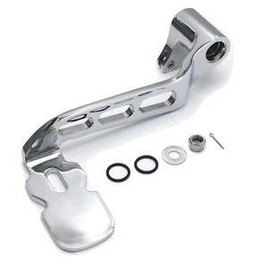 Chrome Brake Lever Brake Pedal Hollow Out For Touring Trike Road King FLRT FLHR - Foto 1 di 7