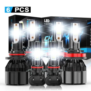 Para For Ram 1500 2013 2014 2015 6X LED bombillas combo faros y luces antiniebla - Bild 1 von 17