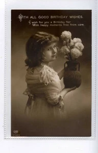 (KJh4647-100) CON TODOS LOS BUENOS DESEOS DE CUMPLEAÑOS, 1911, PP - Imagen 1 de 2