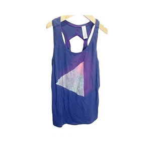 Ivivva Lululemon Shirt Blue Girls 12 Sleeveless Tank Top Workout Gym Casual - Picture 1 of 4