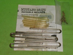 VINTAGE NEW 5 INVISIBLE HANDGUN HANGERS W/SCREWS/INSTRUCTIONS 22 THROUGH 45ACP - Picture 1 of 1