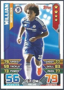 TOPPS MATCH ATTAX 2015-16- #066-CHELSEA-WILLIAN - Picture 1 of 1